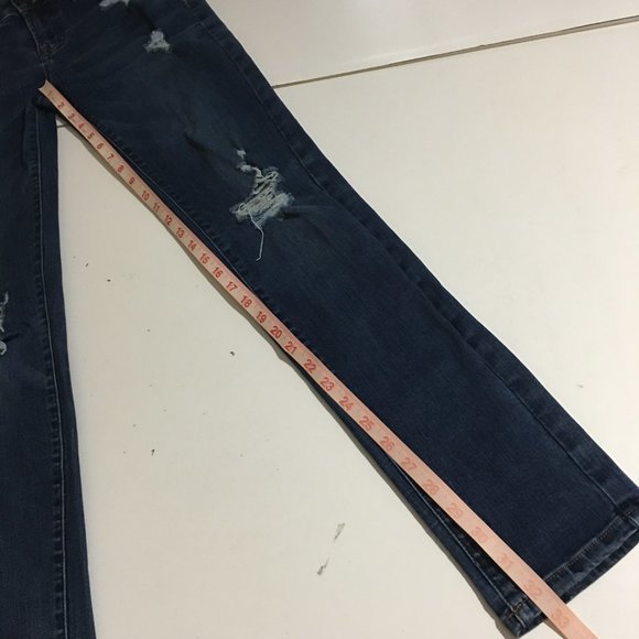 American Eagle Skinny Extreme Flex Mens Jeans Size 30x34 Distressed - Picture 9 of 10